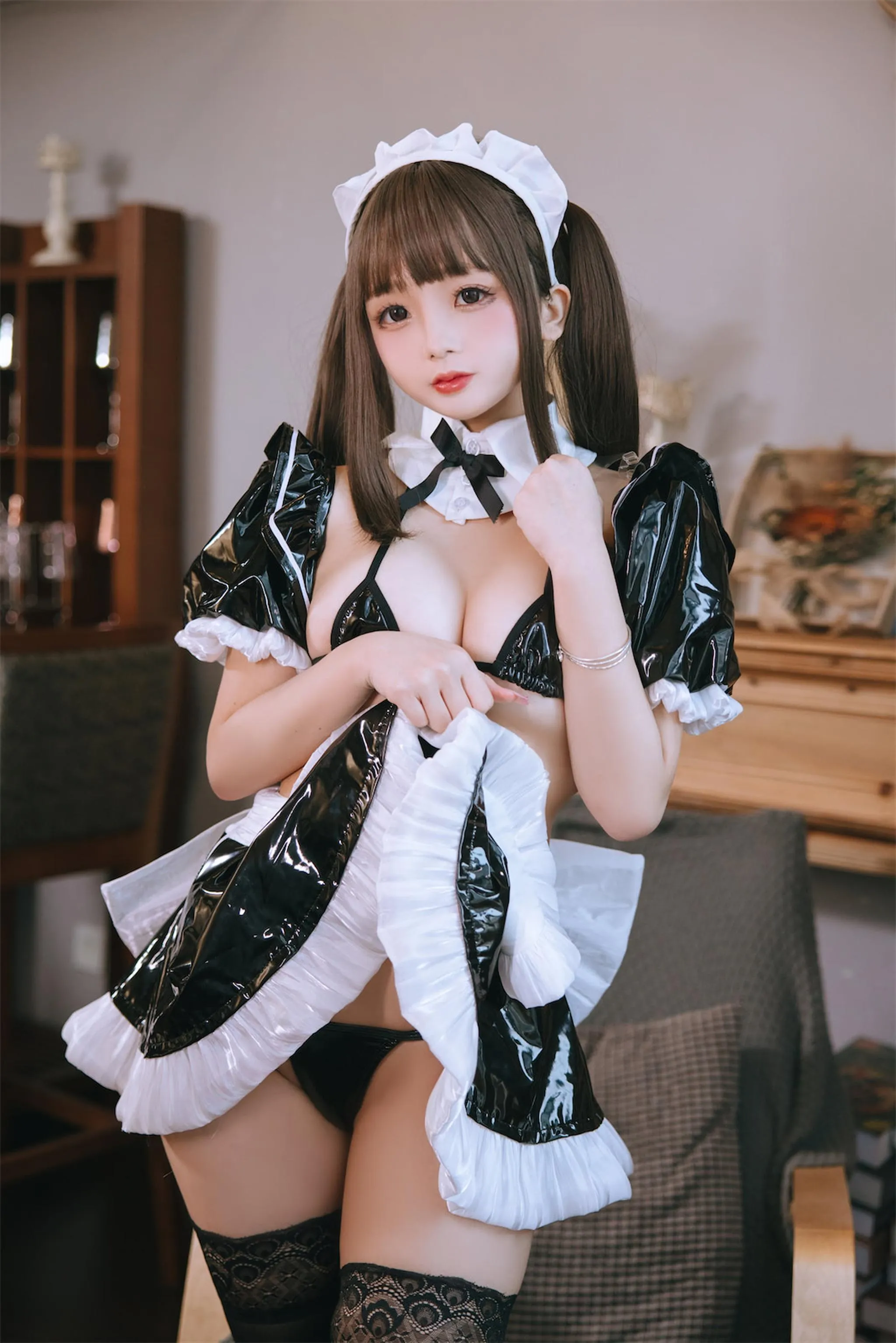 日奈娇 – NO.61 皮质女仆 [75P]插图1